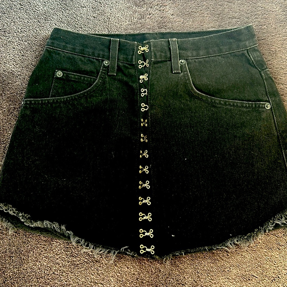 Carmar mini denim jeans skirt sz 27